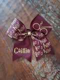 Wizard Cheer Bow with Name