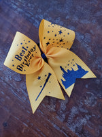 Wizard Best Birthday Ever Birthday Cheer Bow