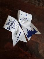 Wizard Best Birthday Ever Birthday Cheer Bow