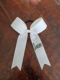Long Tailed Hair Ribbon with Logo/Name on Tail
