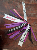 Soccer Spirit Ribbons/Hair Streamers/Pony-O's with Name and Number