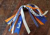 Soccer Spirit Ribbons/Hair Streamers/Pony-O's with Name and Number