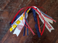 Softball Spirit Ribbons/Hair Streamers/Pony-O's with Name and Number