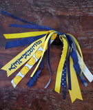 Softball Spirit Ribbons/Hair Streamers/Pony-O's with Name and Number