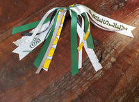 Softball Spirit Ribbons/Hair Streamers/Pony-O's with Name and Number