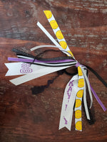 Softball Spirit Ribbons/Hair Streamers/Pony-O's with Name and Number