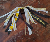 Softball Spirit Ribbons/Hair Streamers/Pony-O's with Name and Number