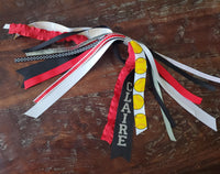 Softball Spirit Ribbons/Hair Streamers/Pony-O's with Name and Number