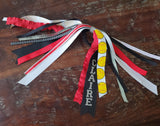 Softball Spirit Ribbons/Hair Streamers/Pony-O's with Name and Number