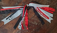 Soccer Spirit Ribbons/Hair Streamers/Pony-O's with Name and Number