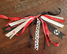 Load image into Gallery viewer, Soccer Spirit Ribbons/Hair Streamers with Name and Number

