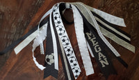 Soccer Spirit Ribbons/Hair Streamers/Pony-O's with Name and Number