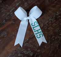 Long Tailed Hair Ribbon with Logo/Name on Tail