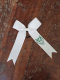 Long Tailed Hair Ribbon with Logo/Name on Tail