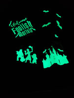 Glow in the Dark Haunted Mansion Wallpaper Cheer Bow