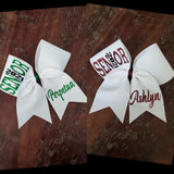Senior Cheer Bow/Softball bow/Dance Bow with Name