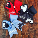 Minnie Cheer Bow with 1 Name
