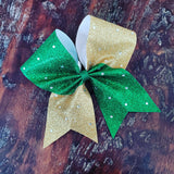 FULL Glitter Rhinestone Cheer Bow/ Competition Bow /Dance Bow