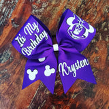 It's my Birthday Cheer Bow with Name