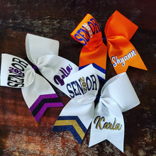 Load image into Gallery viewer, Custom Senior bows in Various colors
