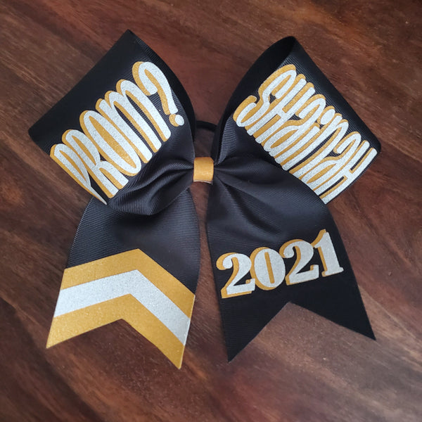 Homecoming/PromPosal Bow with Name