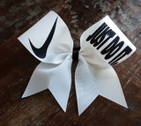 Just Do it Cheer Bow/Swish Bow