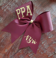 Cheer Bow/Softball Bow/Dance Bow with 2 Names.