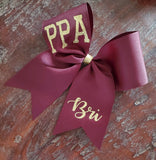 Cheer Bow/Softball Bow/Dance Bow with 2 Names.