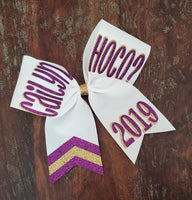 Homecoming/PromPosal Bow with Name