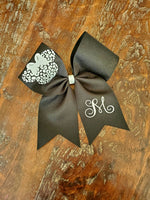Animal Print Cheer Bow