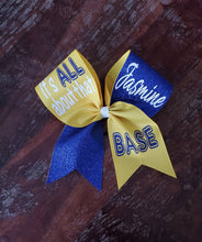 Load image into Gallery viewer, It's All About that Base Cheer Bow
