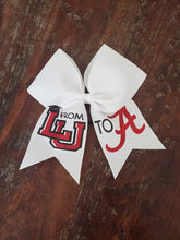 Load image into Gallery viewer, Cheer/Softball/Dance Bow with 2 Names.
