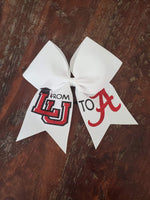 Cheer Bow/Softball Bow/Dance Bow with 2 Names.