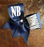 Cheer Bow/Softball Bow/Dance Bow with 2 Names.