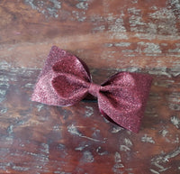 FULL Glitter Tailless Cheer Bow/Dance Bow