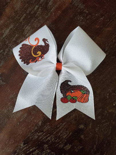 Thanksgiving Cheer Bow