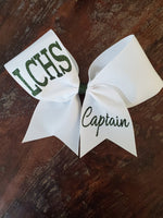 Cheer Bow/Softball Bow/Dance Bow with 2 Names.