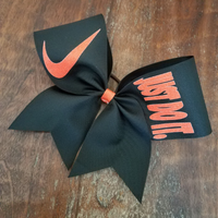 Just Do it Cheer Bow/Swish Bow