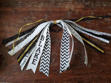 Load image into Gallery viewer, Volleyball Hair Tie Streamer/Spirit Ribbons with Name and Number
