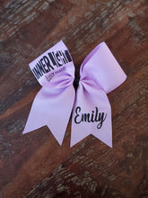 Load image into Gallery viewer, Cheer/Softball/Dance Bow with 2 Names.
