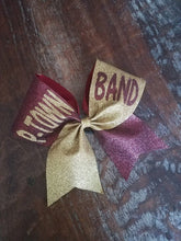 Load image into Gallery viewer, FULL Glitter Cheer Bow with 2 Names.
