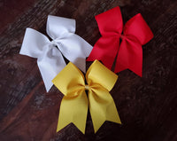 Solid Color Cheer Bow/Dance Bow/Softball Bow