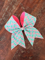 Flamingo Cheer Bow