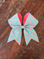 Flamingo Cheer Bow