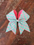 Flamingo Cheer Bow