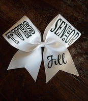 Cheer Bow/Softball Bow/Dance Bow with 3 names