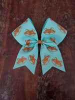 Fox Cheer Bow/Softball Bow /Dance Bow