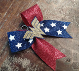 Mini Wonder Woman Cheer Bow KeyChain/Superhero KeyChain