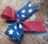 MINI American Flag Key Chain Bow
