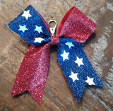 MINI American Flag Key Chain Bow